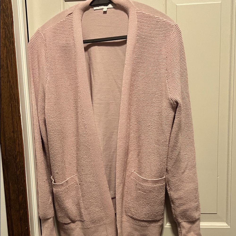 Verve Ami Blush Open-Front Cardigan